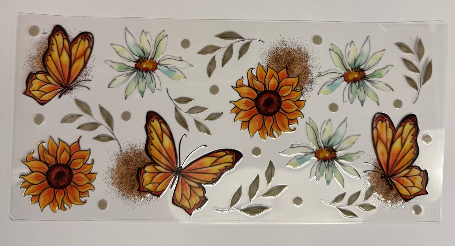 Sunflower butterflies
